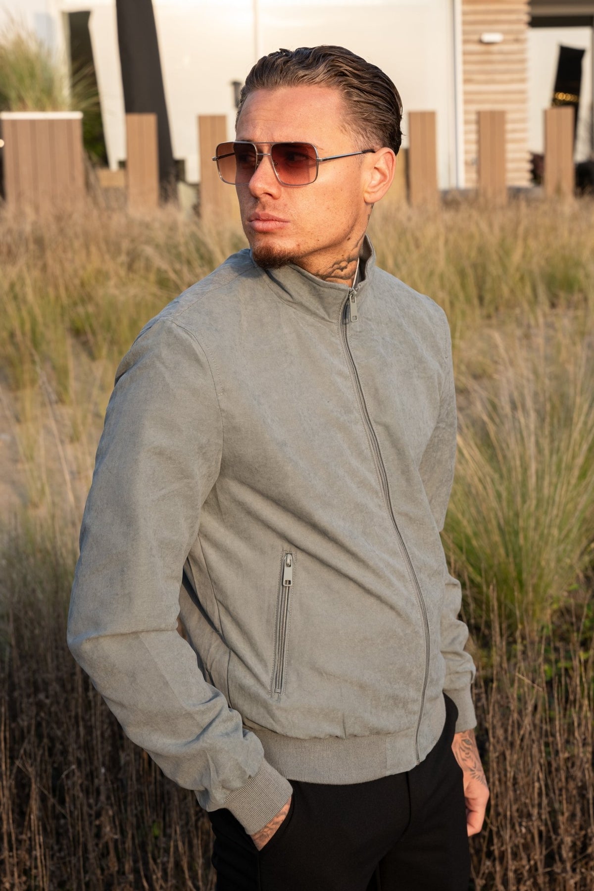 THE SICILY SUEDE JAS - Vibes Fashion