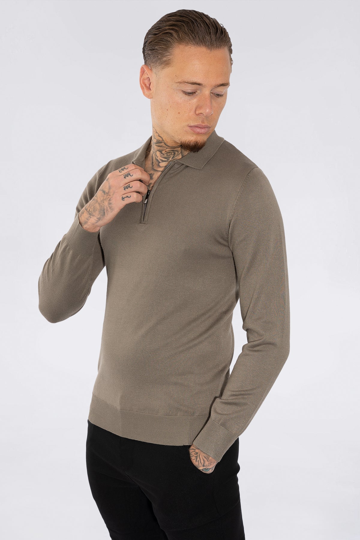 THE SILVERTON LONGSLEEVE POLO - Vibes Fashion