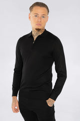 THE SILVERTON LONGSLEEVE POLO - Vibes Fashion