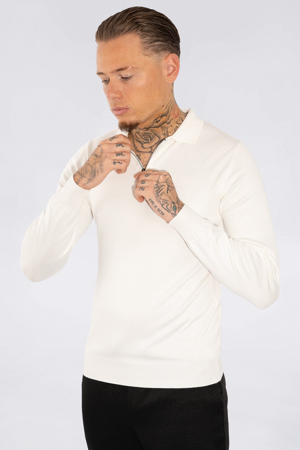 THE SILVERTON LONGSLEEVE POLO - Vibes Fashion