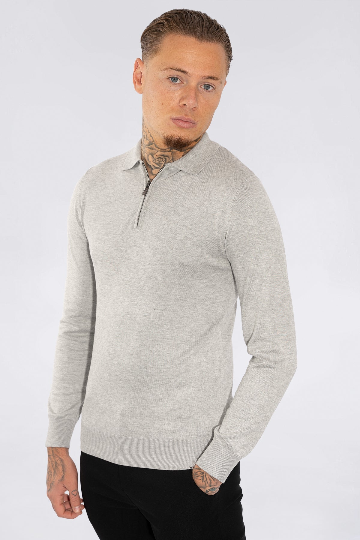 THE SILVERTON LONGSLEEVE POLO - Vibes Fashion