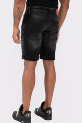 THE SLIMFIT STRETCH SHORT JEANS - Vibes Fashion