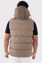 THE TWO-TONE HOODED BODYWARMER - Vibes Fashion