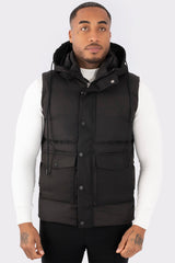 THE TWO-TONE HOODED BODYWARMER - Vibes Fashion