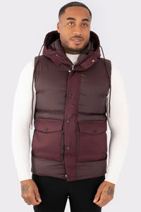 THE TWO-TONE HOODED BODYWARMER - Vibes Fashion