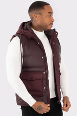 THE TWO-TONE HOODED BODYWARMER - Vibes Fashion