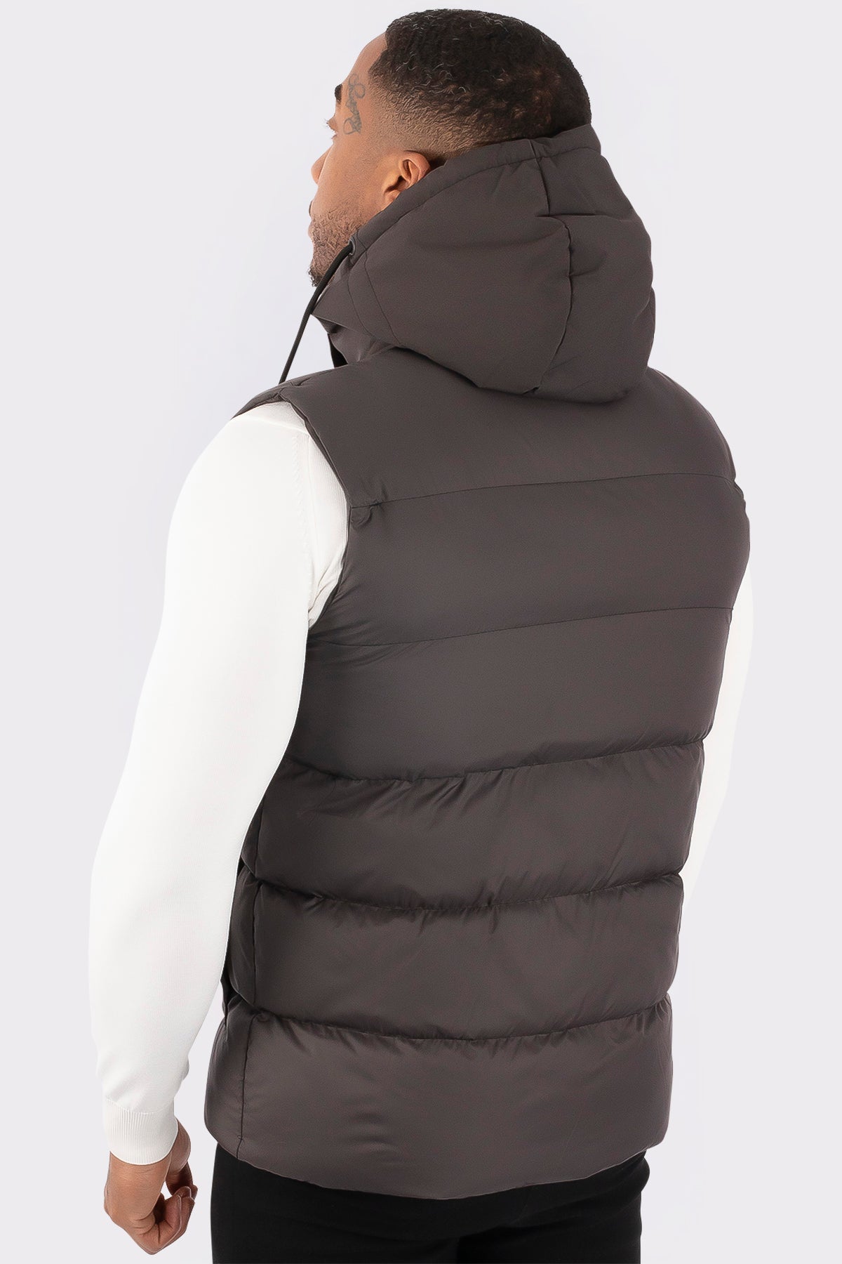 THE TWO-TONE HOODED BODYWARMER - Vibes Fashion