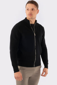 THE VALERIO FULL ZIP SWEATER - Vibes Fashion