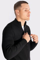THE VALERIO FULL ZIP SWEATER - Vibes Fashion