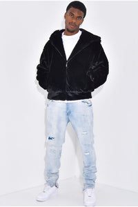 THE VELVET ZIPPED JACKET - Vibes Fashion