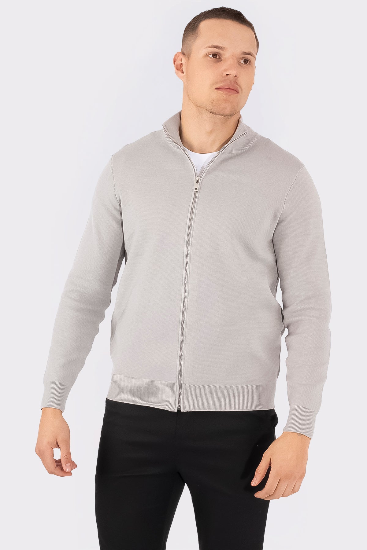 THE VICTOR FULL ZIP SWEATER - Vibes Fashion