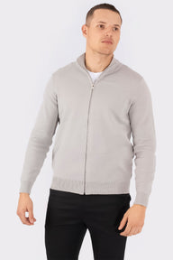 THE VICTOR FULL ZIP SWEATER - Vibes Fashion