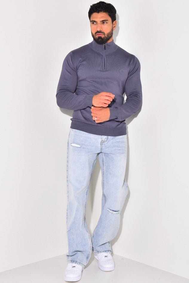THE ZIPPED TURTLENECK - Vibes Fashion