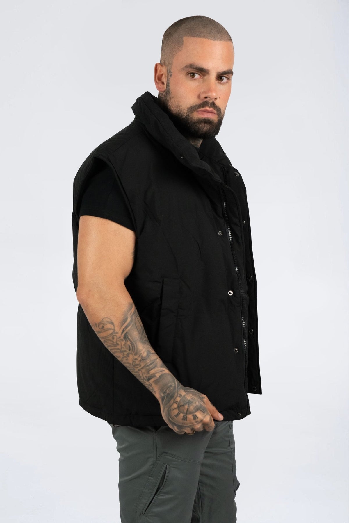 THE ZURICH LOOSE FIT BODYWARMER - Vibes Fashion