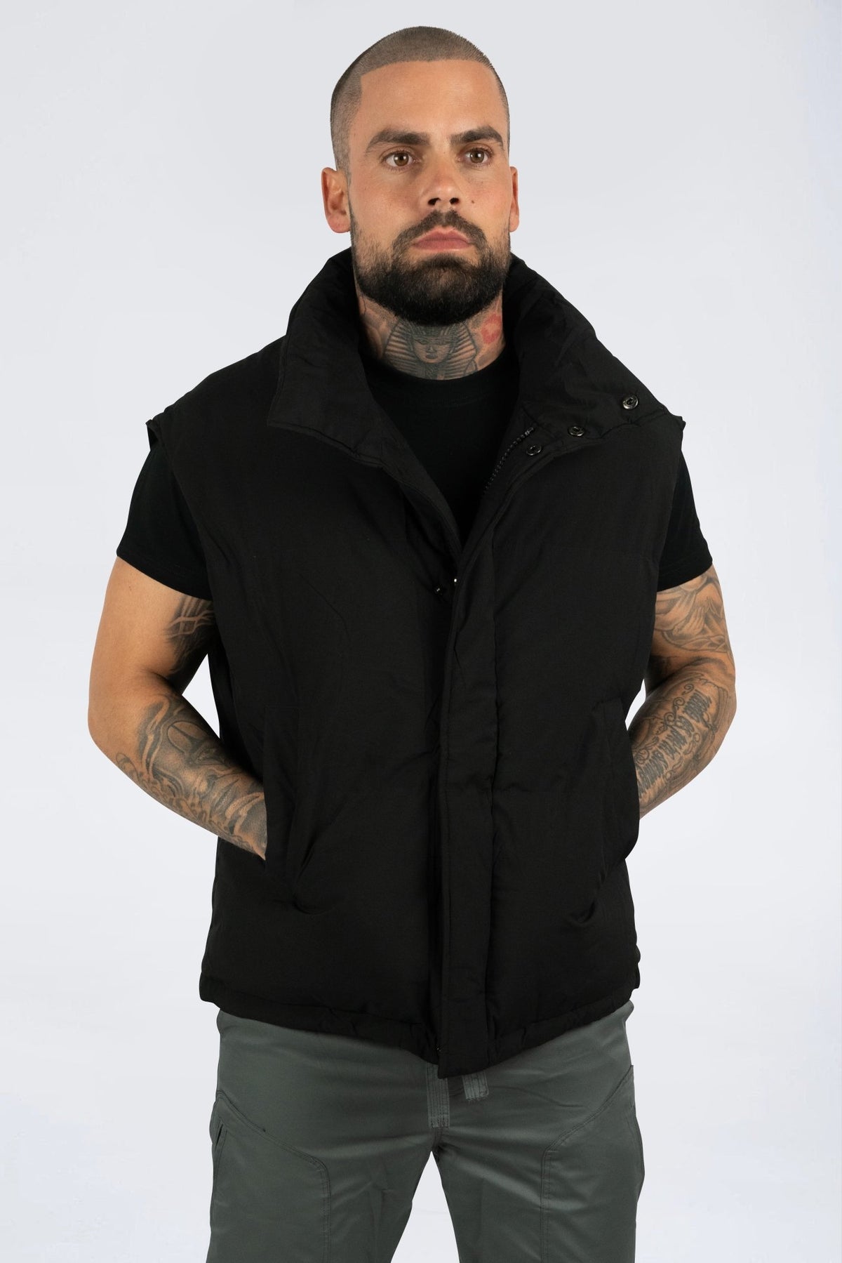 THE ZURICH LOOSE FIT BODYWARMER - Vibes Fashion