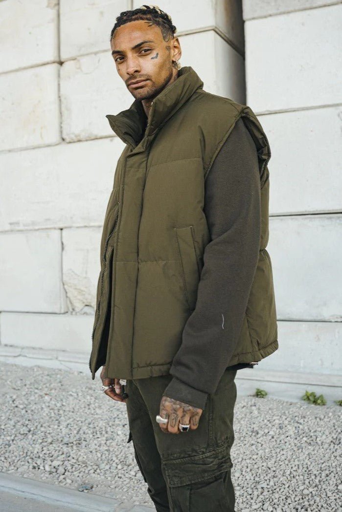 THE ZURICH LOOSE FIT BODYWARMER - Vibes Fashion