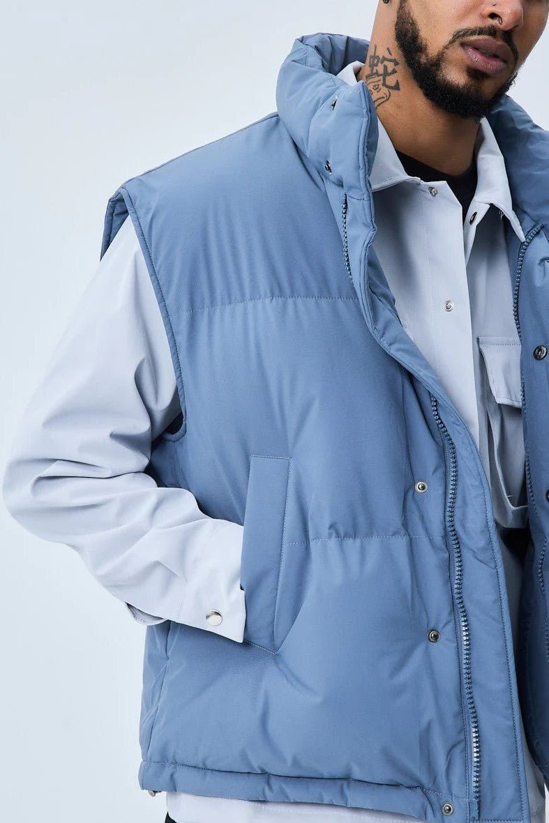 THE ZURICH LOOSE FIT BODYWARMER - Vibes Fashion