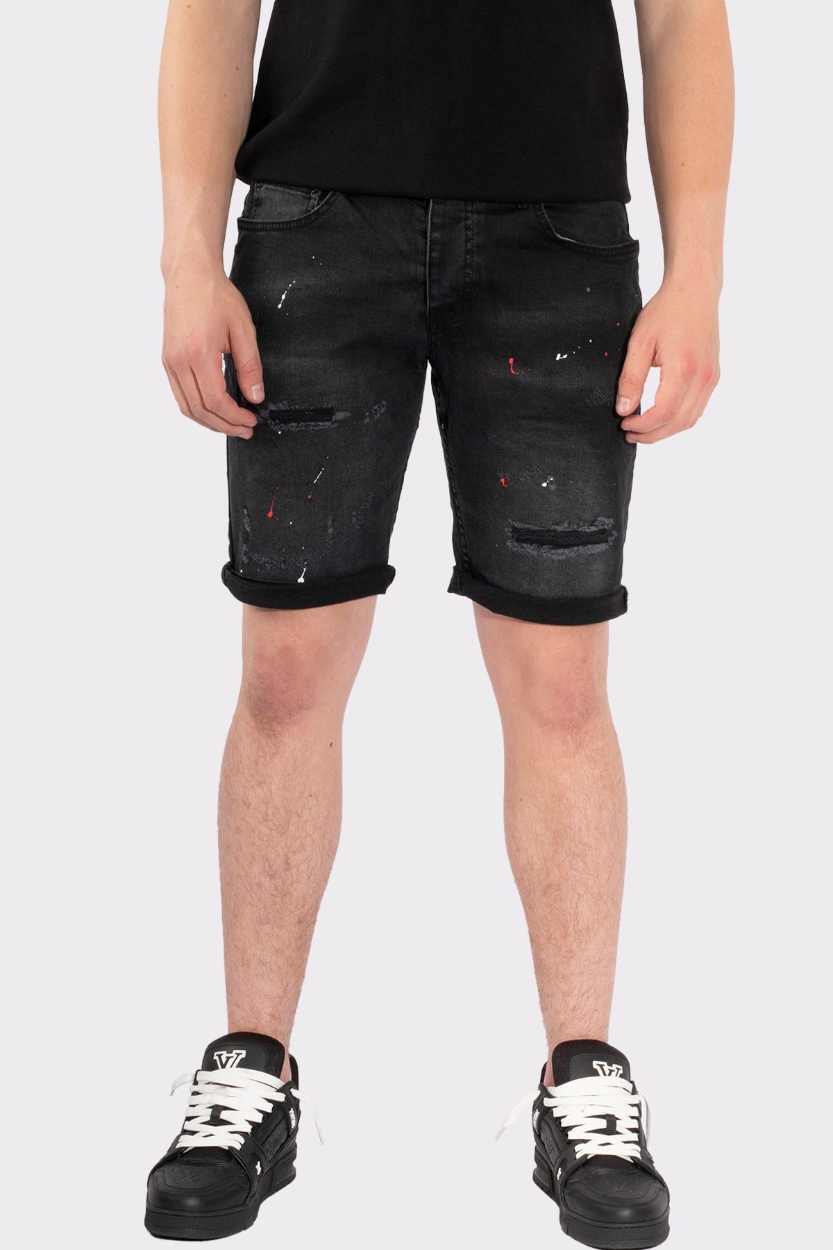 VIBES ICON STRECH SHORT JEANS - Vibes Fashion