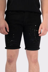 VIBES ICON STRETCH SHORT JEANS - Vibes Fashion