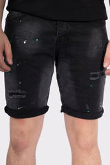 VIBES ICON STRETCH SHORT JEANS - Vibes Fashion