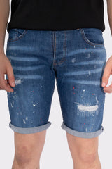 VIBES ICON STRETCH SHORT JEANS - Vibes Fashion