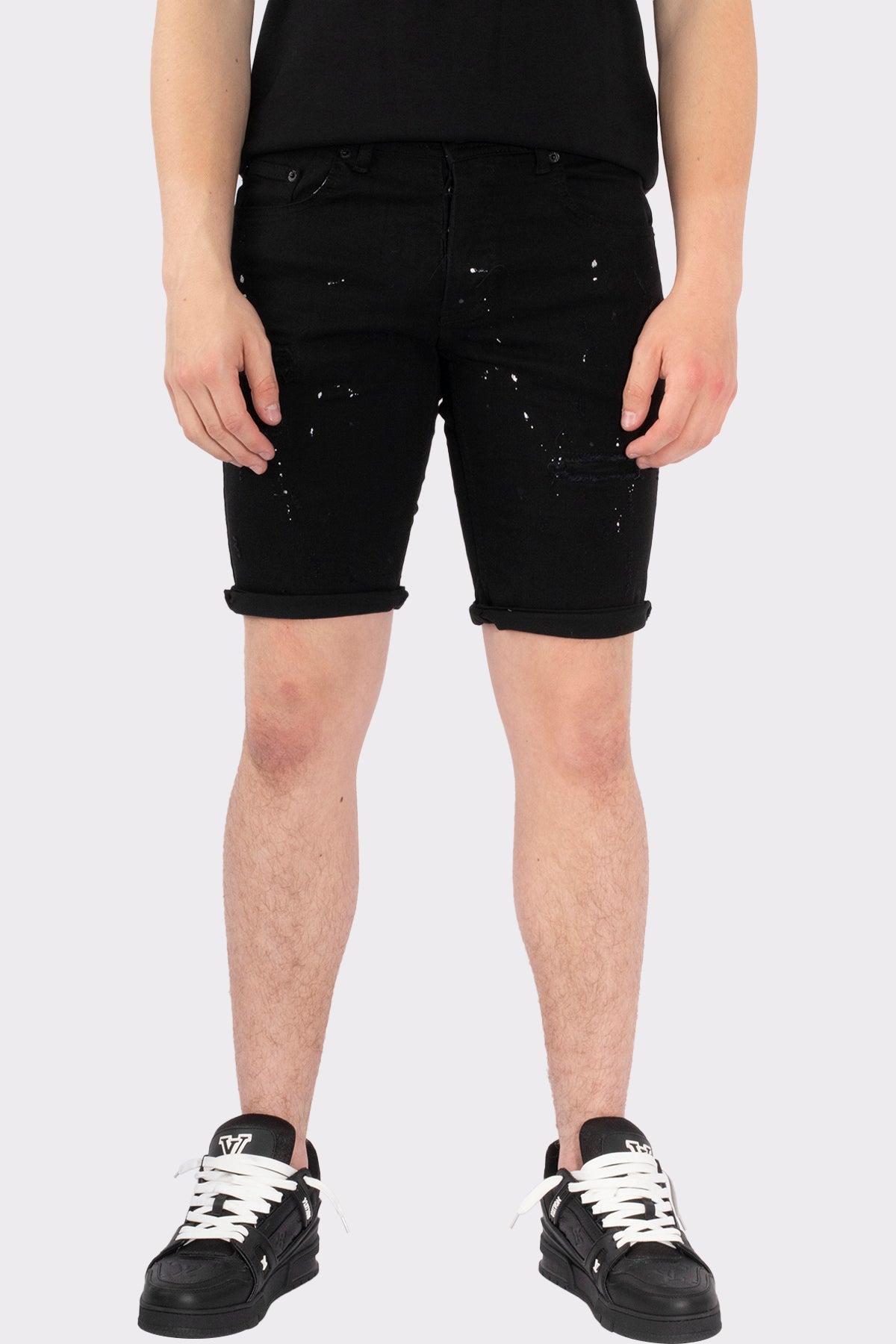 VIBES ICON STRETCH SHORT JEANS - Vibes Fashion