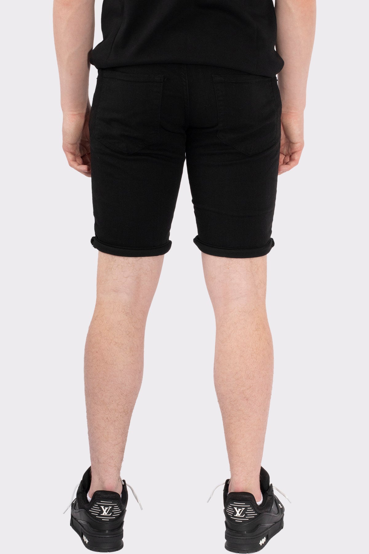 VIBES ICON STRETCH SHORT JEANS - Vibes Fashion