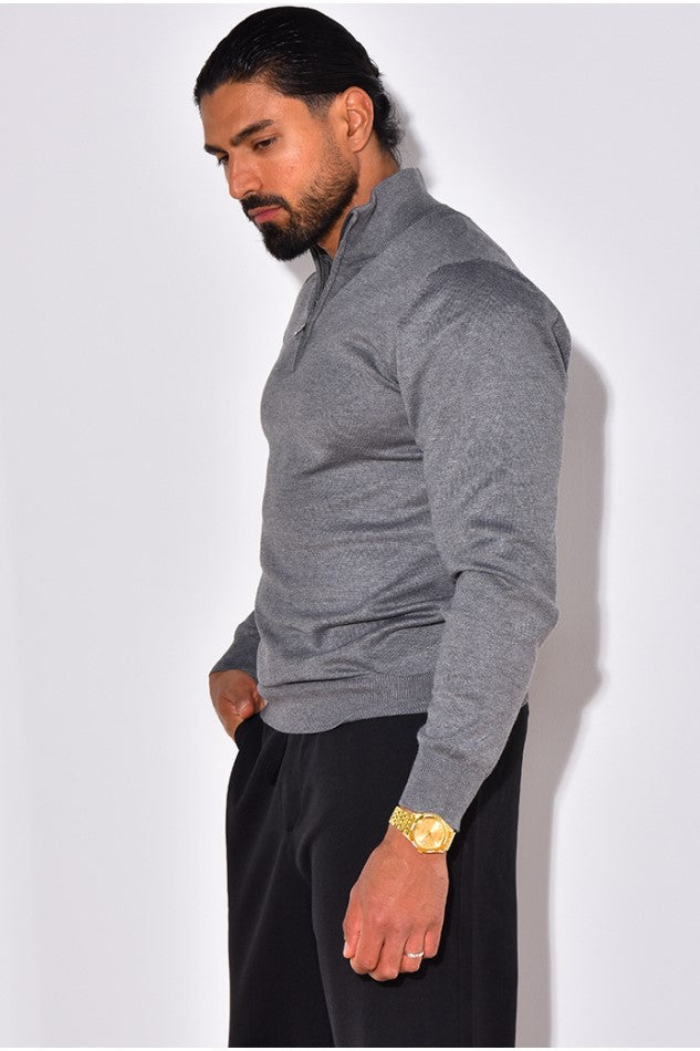 THE ZIPPED TURTLENECK