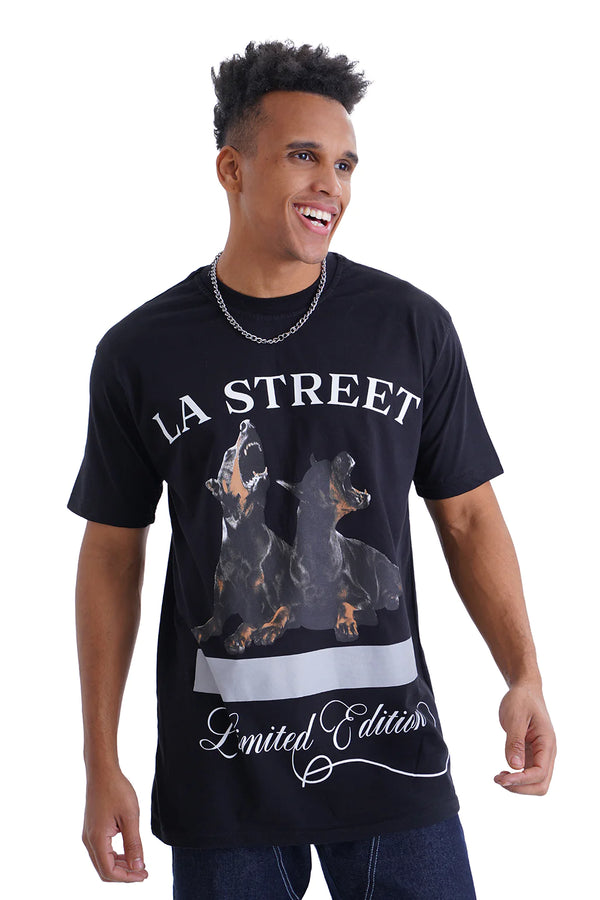 Loose fit t shirt 'La Street' oversized shirt