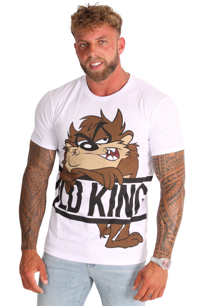 The Wild King Black Slimfit T-Shirt - Herenkleding Vibes Fashion