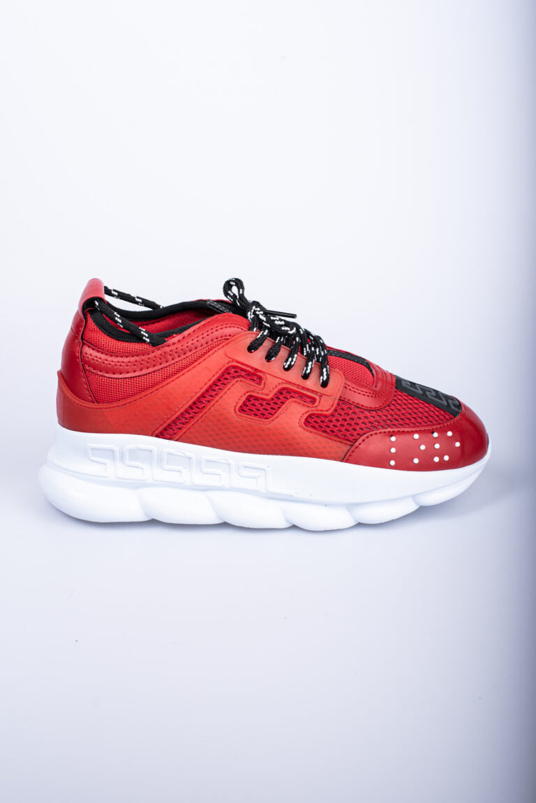 THE DUTCHVIBES SNEAKERS - RED PLATIN MET HOGE ZOOL - Herenkleding Vibes Fashion (6840027185235)