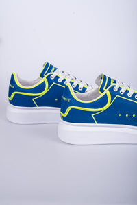 'Dutchvibes' Sneakers voor Heren - Striped met Zachte Witte Zool - Herenkleding Vibes Fashion (6850676654163)