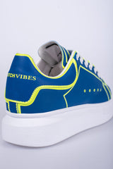 'Dutchvibes' Sneakers voor Heren - Striped met Zachte Witte Zool - Herenkleding Vibes Fashion (6850676654163)