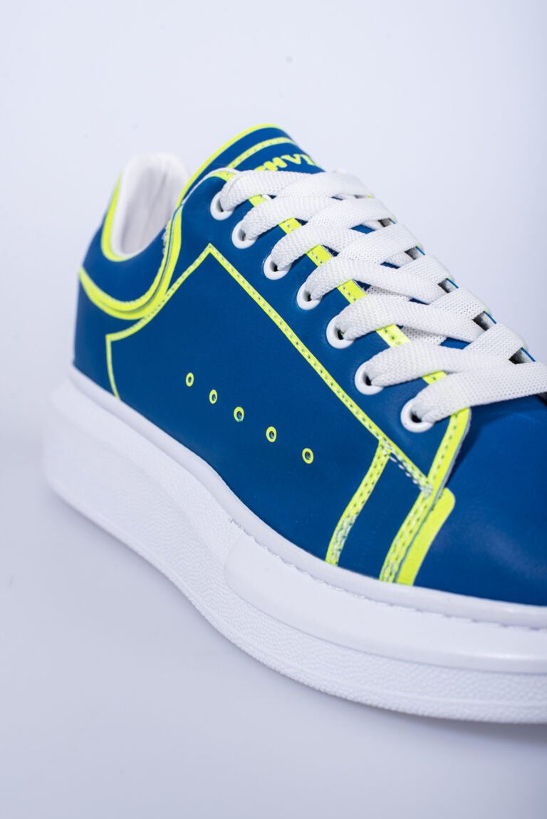 'Dutchvibes' Sneakers voor Heren - Striped met Zachte Witte Zool - Herenkleding Vibes Fashion (6850676654163)