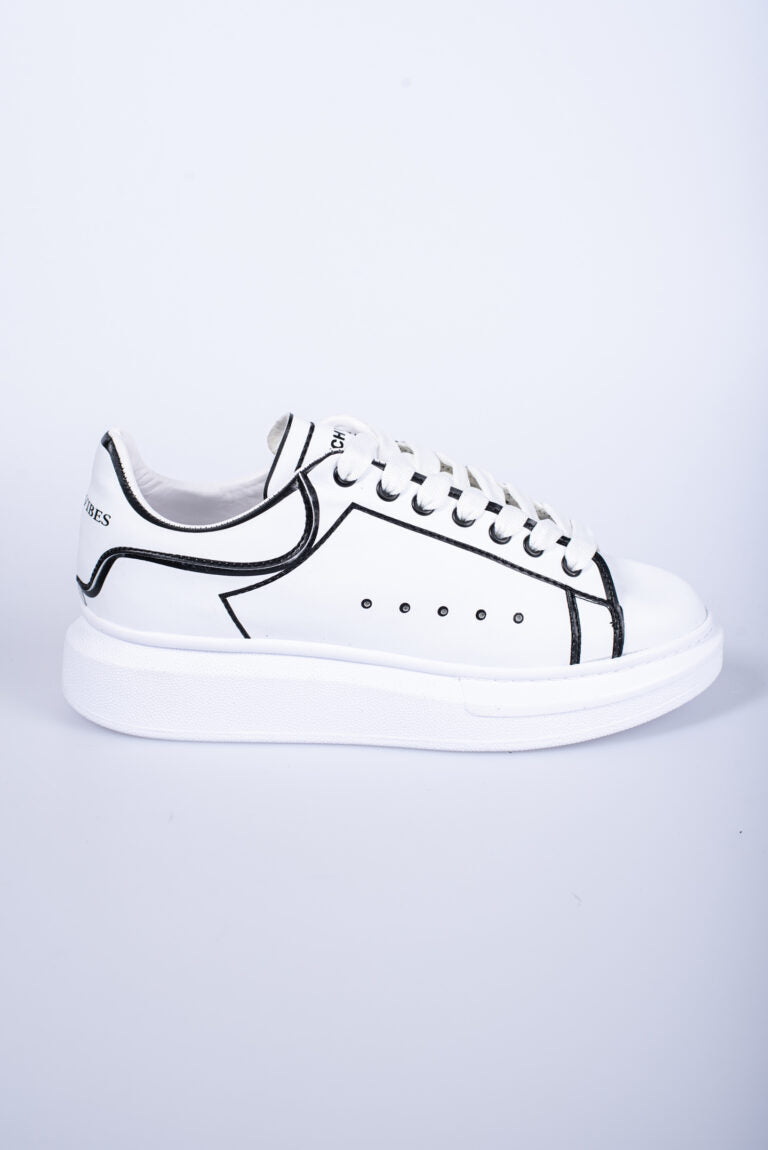 'Dutchvibes' Sneakers voor Heren - Striped met Zachte Witte Zool - Herenkleding Vibes Fashion (6850676654163)
