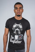T shirt heren 'Dog Father' bull dog shirt - Herenkleding Vibes Fashion