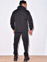 2-Delig Cargo Pak Heren ´the Stuttgart´ met Capuchon en Borstzakken - Herenkleding Vibes Fashion (6920382447699)