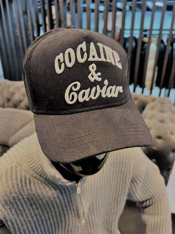 Cocaine & Caviar Verstelbare Baseball Cap - Pet voor Heren - Herenkleding Vibes Fashion