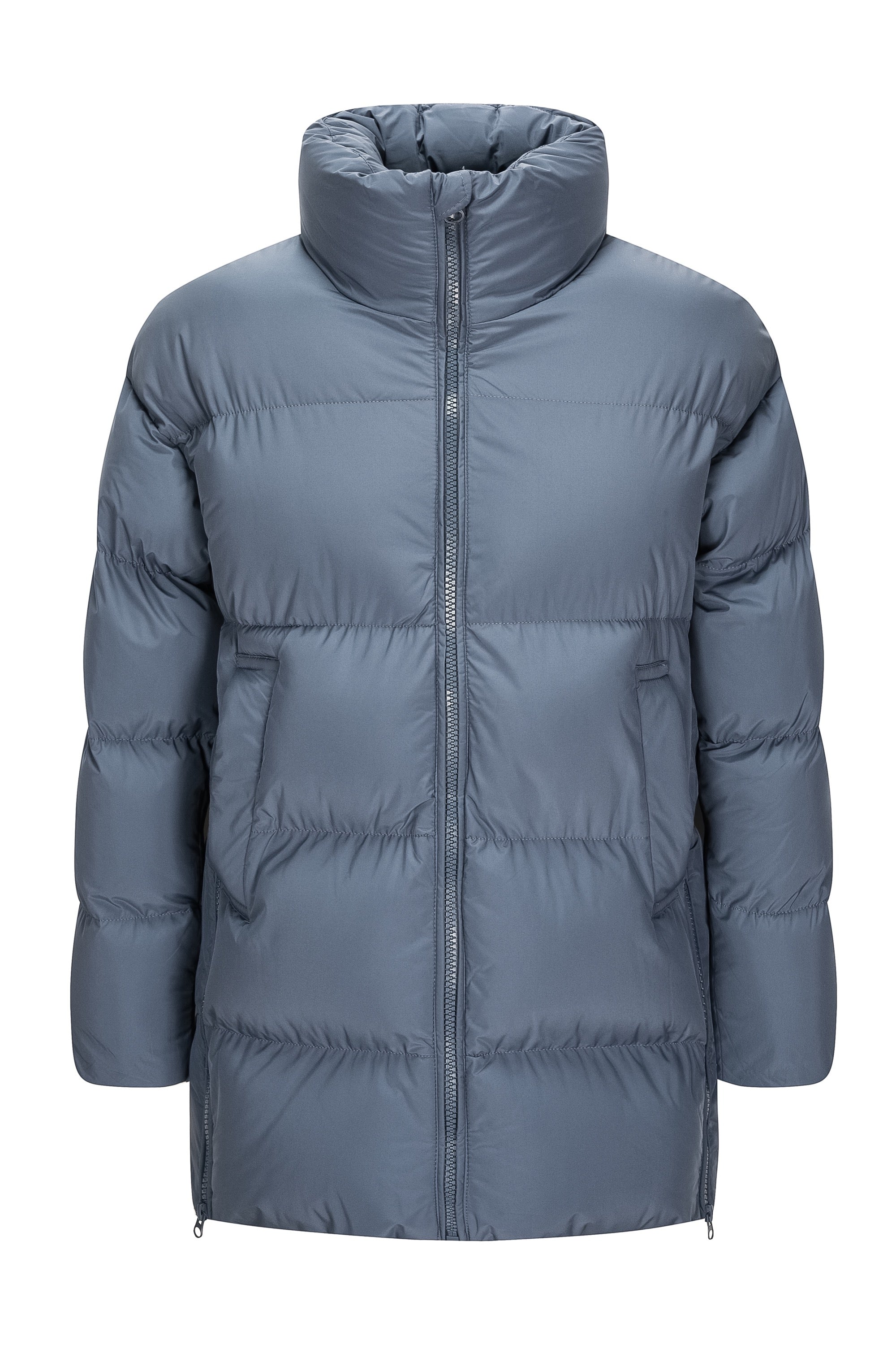 Jas heren 'the Helsinki' puffer jacket half lang met hoge kraag - Herenkleding Vibes Fashion (6870732603475)