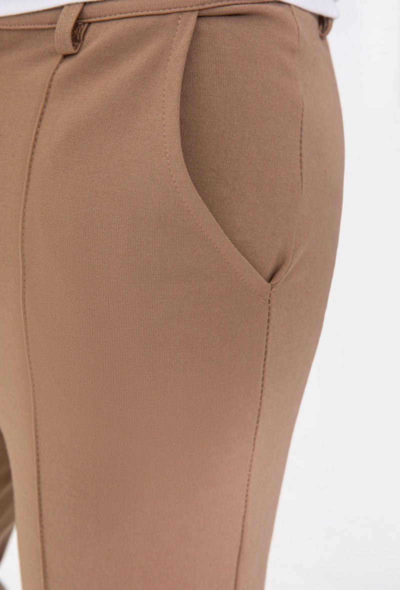 Stretch Slim Fit Streep-Pantalon voor Heren 'The Azva' - Herenkleding Vibes Fashion