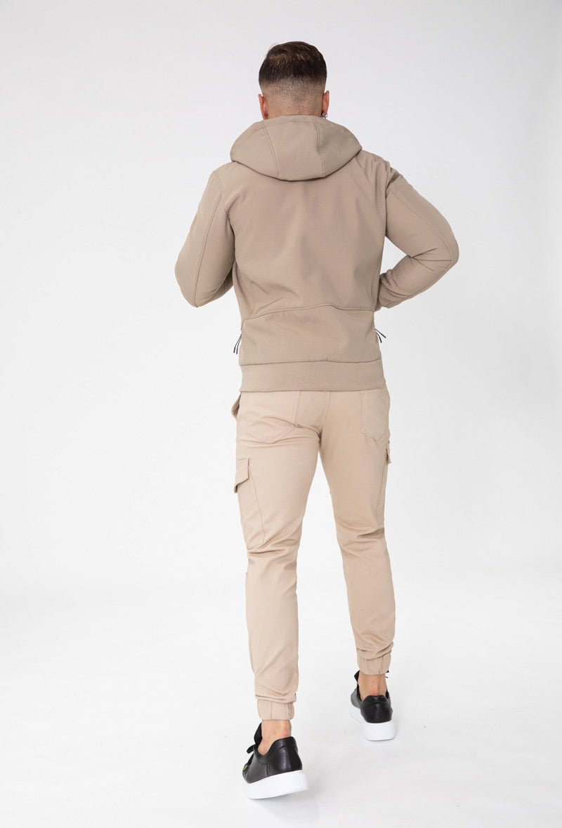 'The Killian Hooded' Jas voor Heren met Rits op Arm & Capuchon - Herenkleding Vibes Fashion