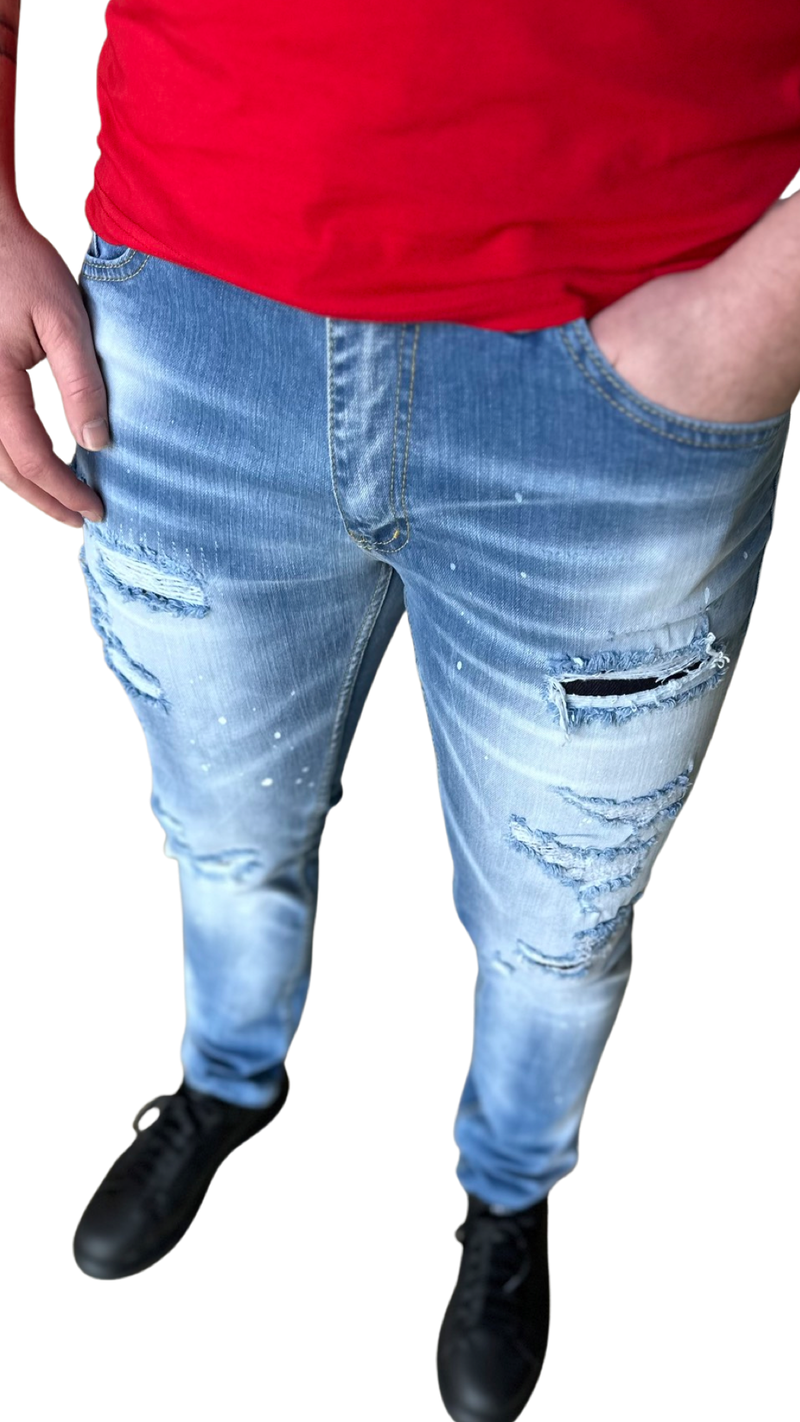 The Icon 02' Collectie - Slim Fit Stretch Jeans voor Heren