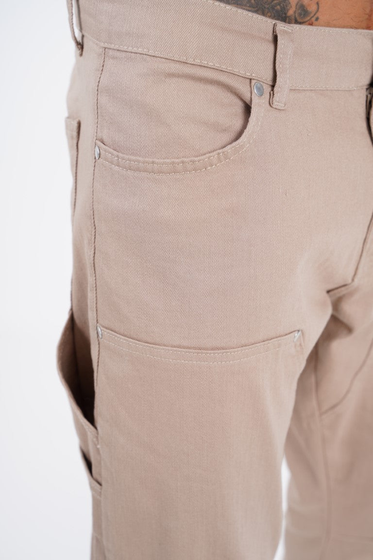The Traveler 'Ivory' Flared Jeans Met Steekzakken Voor Heren