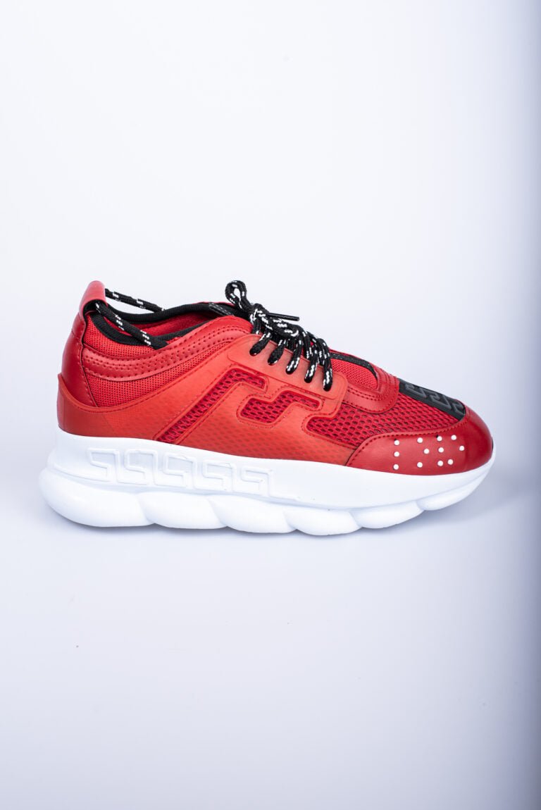 THE DUTCHVIBES RED PLATIN SNEAKERS - Vibes Fashion